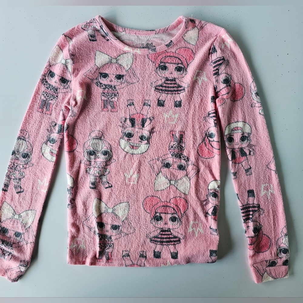 LOL Surprise Pink Pajama Set Size 10 - Picture 2 of 5